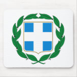 Greece Coat of Arms Mousepad
