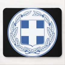 greece emblem mouse pads