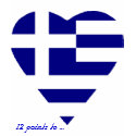 greece, eurovision song contest, 12 points to ... t-shirts
