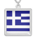 greece flag necklaces