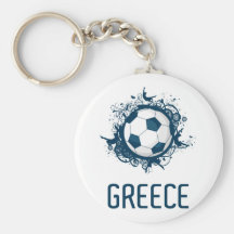 Greece Football Keychains