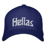 Greece - Hellas Embroidered Baseball Cap