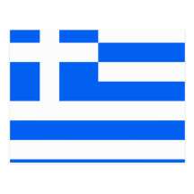 Greece High quality Flag Post Cards