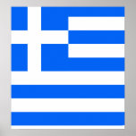 Greece High quality Flag Poster