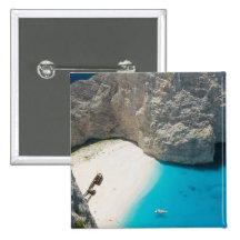 GREECE, Ionian Islands, ZAKYNTHOS, SHIPWRECK Buttons