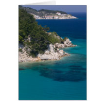 GREECE, Northeastern Aegean Islands, SAMOS, Card
