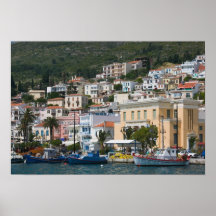 GREECE, Northeastern Aegean Islands, SAMOS, Poster