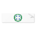 Greece Official Coat Of Arms Heraldry Symbol bumper stickers