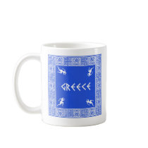 greece pattern coffee mug
