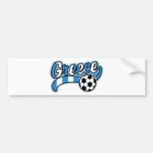 Greece Soccer Bumper Stickers