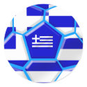 Greece Soccer stickers and Greek flag football