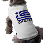 Greece Vintage Flag pet clothing