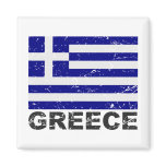 Greece Vintage Flag magnets