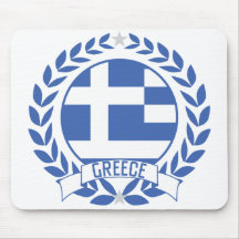 Greece Wreath Mouse Mat