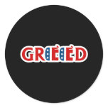 Greedy Republican stickers
