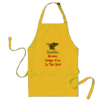 GreeHee The Deep Thinking Dragon Aprons