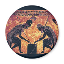 Greek Art: Achilles and Ajax Fridge Magnet