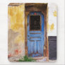 Greek Blue Door - Crete Mousepad