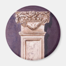 Greek column magnet