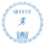 Greek dish stickers