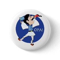 Greek Evzone dancing with Flag OPA!