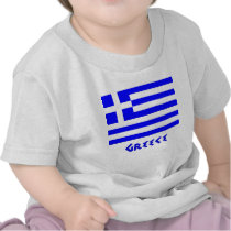 Greek Flag Tee Shirt