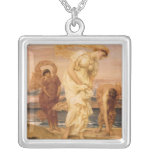 Greek Girls Picking Up Pebbles By The Sea Leighton Necklace