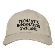Greek GIS hat Embroidered Baseball Cap