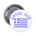Greek God & Flag Pin
