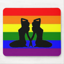 Greek Lesbian Pride Mouse Pad