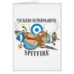 greek spitfire greeting card