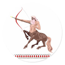 Greek Round Stickers