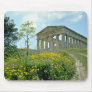 Greek Temple, Segesta, Sicily, Italy  flowers Mouse Pad