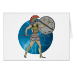 Greek Warrior Card