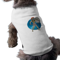 Greek Warrior Dog Tee Shirt