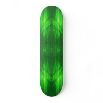 Green Abstract Blank Deck Skateboard Deck