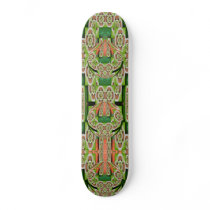 Green Abstract Skateboard