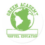 Green Academy Biofuel stickers