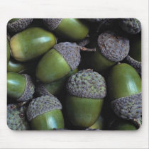 Green Acorn nuts Mousemats