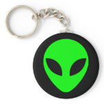 Green Alien Head keychains