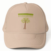 Green Alien Tree Hat
