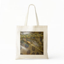 Green Anaconda Tote Bags