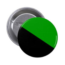 Green Anarchist flag button