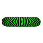 GREEN AND BLACK RETRO SKATEBOARD