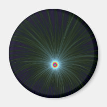 Green and Blue Colour Explosion Magnet
