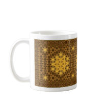 Green and gold mug