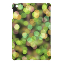 Green and Pink Festive Lights Cover For The iPad Mini