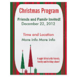 Green and Red Christmas Program Flyer