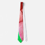 Green And Red Leaves ties