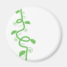 Green and the Beanstalk Magnet